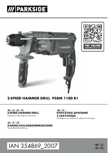 Manual Parkside IAN 354869 Impact Drill