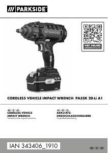Manual Parkside IAN 343406 Impact Wrench