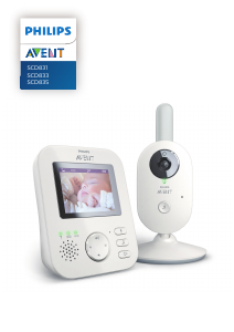Priručnik Philips SCD833 Avent Monitor za novorođenčad