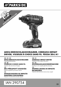 Manual Parkside IAN 290754 Impact Wrench