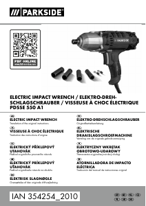 Manual de uso Parkside IAN 354254 Llave de impacto