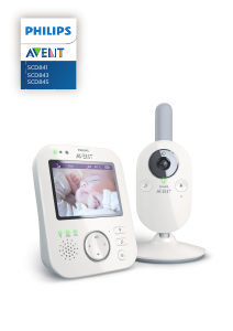 Kasutusjuhend Philips SCD843 Avent Beebimonitor