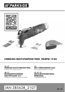 Manual Parkside IAN 385628 Multitool