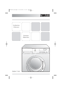 Kullanım kılavuzu Zanussi ZWGH 7105 Çamaşır makinesi