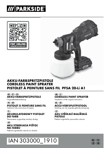 Mode d’emploi Parkside IAN 303000 Pistolet à Peinture