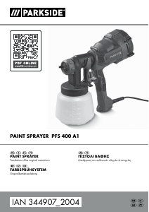 Manual Parkside IAN 344907 Paint Sprayer