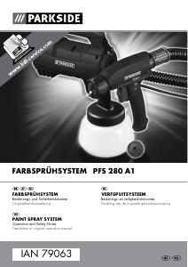 Manual Parkside IAN 79063 Paint Sprayer