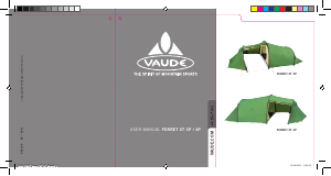 Manual de uso Vaude Ferret XT 3P Carpa de campaña