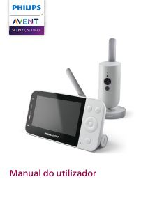 Manual Philips SCD921 Avent Monitor de bebê