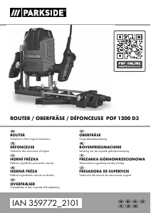 Manual Parkside IAN 359772 Plunge Router