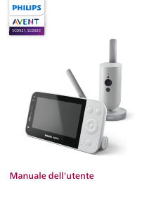 Manuale Philips SCD921 Avent Baby monitor