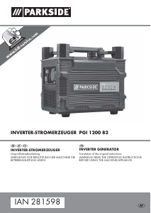 Manual Parkside IAN 281598 Power Inverter