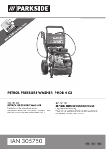 Manual Parkside IAN 305750 Pressure Washer