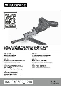 Manual Parkside IAN 340502 Reciprocating Saw