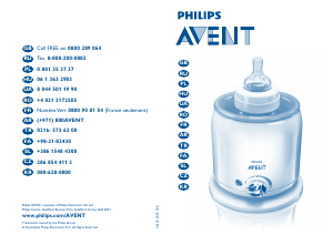 Посібник Philips SCF255 Підігрівач для пляшечок