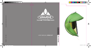 Manual de uso Vaude Space 2P Carpa de campaña