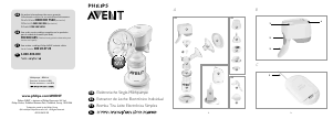 Bedienungsanleitung Philips SCF312 Milchpumpe