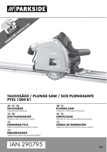 Manual Parkside IAN 290795 Track Saw