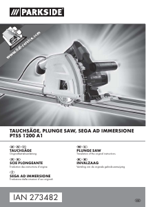 Manual Parkside IAN 273482 Track Saw