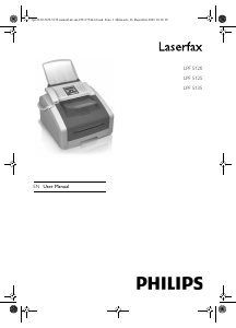 Manual Philips LPF5120 Laserfax Fax Machine