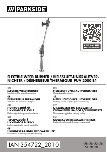 Instrukcja Parkside IAN 354722 Palnik do wypalania chwastów