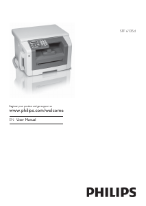 Manual Philips SFF6135D LaserMFD Fax Machine