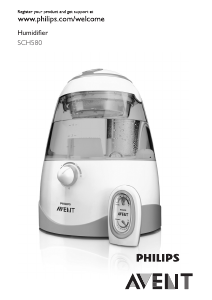 Manual de uso Philips SCH580 Avent Humidificador