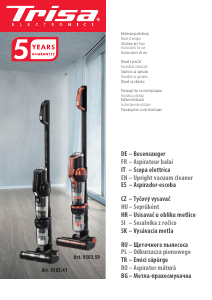 Manuale Trisa Quick Clean Professional T0341 Aspirapolvere