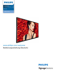 Bedienungsanleitung Philips 32BDL4510D LED fernseher