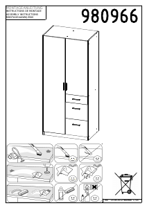 说明书 WehkampPolar (199x90x58)衣柜