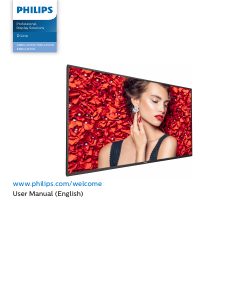 Manual Philips 65BDL4510D LED Television