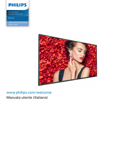 Manuale Philips 65BDL4510D LED televisore