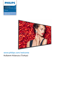 Kullanım kılavuzu Philips 65BDL4510D LED televizyon