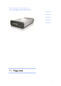 Handleiding Philips SPD8010CC NAS