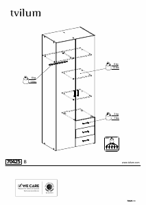 Manual de uso Wehkamp Space (200x78x50) Armario