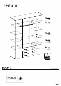 Mode d’emploi Wehkamp Space (200x154x50) Armoire