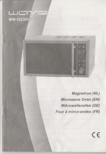 Manual Waves MW-102304 Microwave
