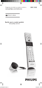 Manuál Philips SRM5100 Dálkový ovladač