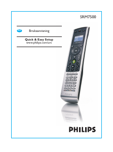 Bruksanvisning Philips SRM7500 Fjernkontroll