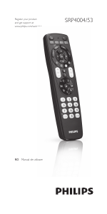 Manual Philips SRP4004 Telecomandă