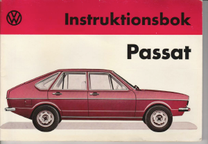 Bruksanvisning Volkswagen Passat (1973)