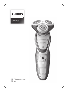 Manual Philips SW5700 Aparat de ras
