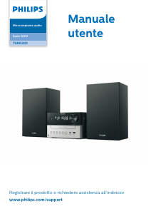 Manuale Philips TAM3205 Stereo set