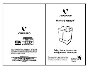Manual Videocon VS72G11 Washing Machine