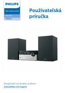 Návod Philips TAM4205 Stereo súprava