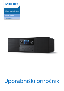 Priročnik Philips TAM6805 Stereo komplet
