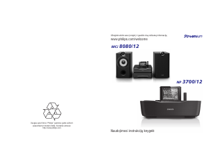 Vadovas Philips WMS8080 Stereofoninis rinkinys