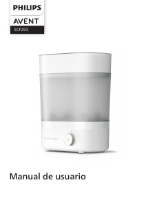 Manual de uso Philips SCF293 Avent Esterilizador