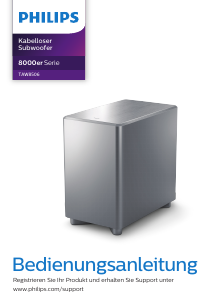 Bedienungsanleitung Philips TAW8506 Subwoofer