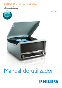 Manual Philips OTT2000B Gira-discos
